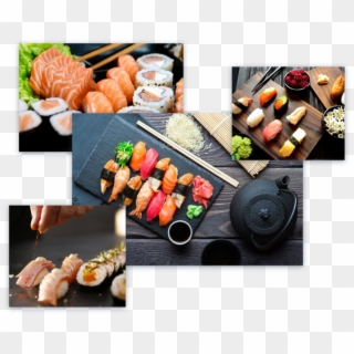 Sushi Delivery Transparent Background - Sushi Meshuga Clipart