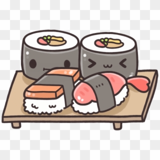 Cool Website Goodies Sushi Cartoon, Cute Cartoon Food, - Kawaii Cartoon Sushi Clipart