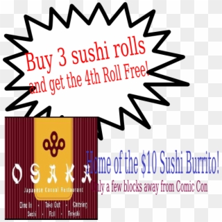Osaka Sushi Advertising Clip Art - Clip Art Price Tag - Png Download