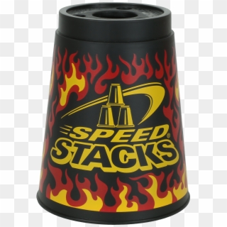 Black Flames St Cup - Black Speed Stacks Cups Clipart