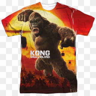 King Kong T Shirt Source - King Kong Skull Island Shirt Clipart
