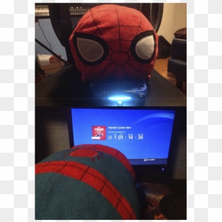 Spiderman Plushie That Swing From The Ledge And Wants Clipart