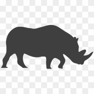 Rhinoceros Clipart Blue Rhino - Endangered Animal Icon - Png Download