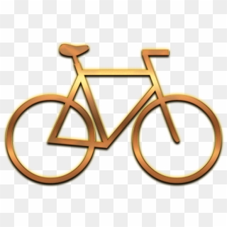 Bike Icon Sign Logo Metal Cycling Cyclist Sports - Bici Clipart