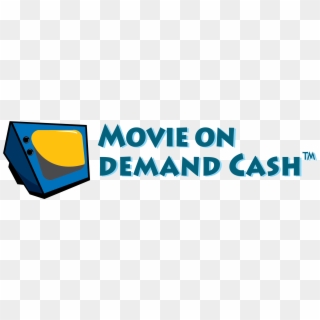 Movie On Demand Cash Logo Live - Graphic Design Clipart