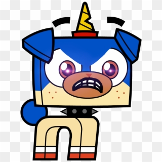 Angery Sticker - Puppy Corn From Unikitty Clipart