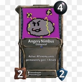 [card] Angery Nimbusweek - Portable Network Graphics Clipart