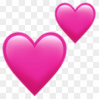 #corazon #corazones #stikers #emoji #emojis #emojiscorazones - Transparent Background Pink Heart Emoji Clipart