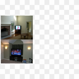 Some Installations Require Lcd Tv Installation On The - Living Room Clipart