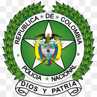 Policia Colombia Logo Vector - Colombian National Police Logo Clipart