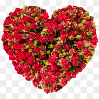 Heart With Roses - Stock Photography Clipart
