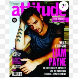 Liam Payne En Couverture Du Magazine Attitude En Kiosques - Liam Payne Attitude Magazine Clipart