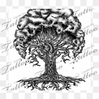 Celtic Clipart Yggdrasil - Yggdrasil - Png Download