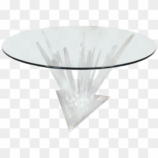 Lucite Stalagmite Dining Table In The Manner Of Haziza - Coffee Table Clipart