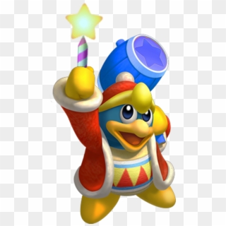 King Dedede With Star Rod - 星 の カービィ Wii Clipart