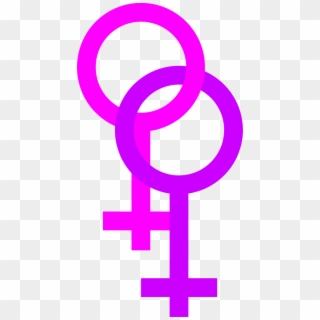 File - Lesbian Sign - Svg - Símbolo Homosexual Clipart