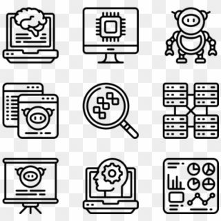 Machine Learning - Work Icons Clipart