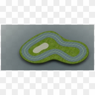 Artificial Turf - Race Track Model Clipart