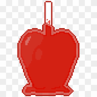A Sweet, Sticky, Crunchy, Candy Apple - Heart Clipart