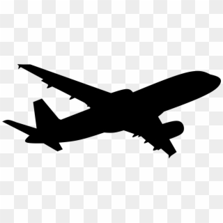 Jumbo Jet Airplane Aeroplane Vehicle Transportation - Free Airplane Silhouette Clipart