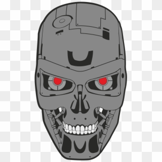 Skull Vector Png - Cyborg T 800 Skull Logo Clipart