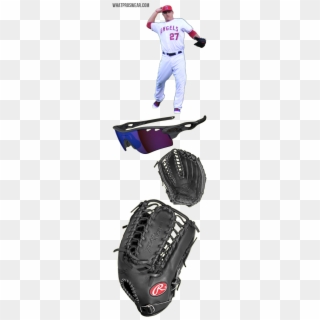 Mike Trout Glove Model, Mike Trout Sunglasses, Rawlings - Mike Trout 2016 Baseball Glove Rawlings Clipart