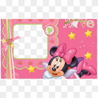 Wall Painting Of Minnie Mouse Clipart