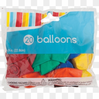 Latex Balloons Assorted Colors 9 Inch 25 Count - Shopping Bag Clipart