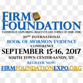 This Next Firm Foundation Conference Will Be Held Two - Interstudy Clipart