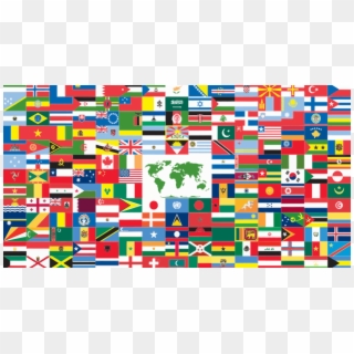 Flag With All The Flags Clipart