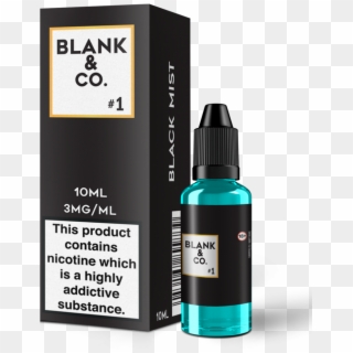 #1 Black Mist Ejuice From Blank & Co - Cosmetics Clipart