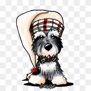 Bleed Area May Not Be Visible - Cute Schnauzer Drawing Clipart