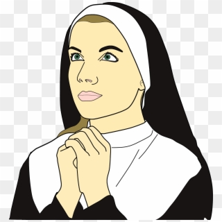 Free Download Nun Clipart Mother Teresa Nun Clip Art - Nun Black And White Clipart - Png Download