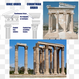 This Order Was Not That Common In Ancient Greek Architecture, - Tempel Des Olympischen Zeus Clipart
