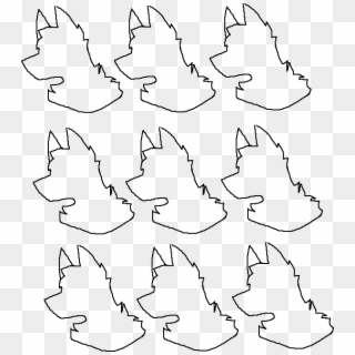 Main Image Draw Your Wolf By Sometransfreak - Line Art Clipart