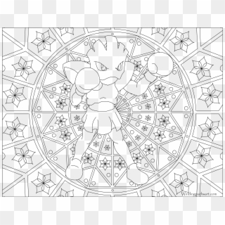 Hitmonchan - Adult Coloring Pages Pokemon Clipart