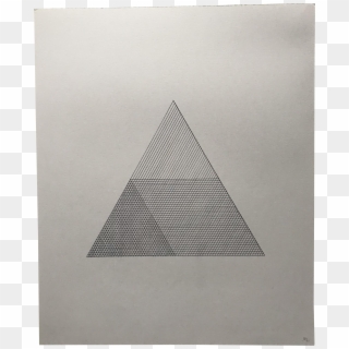 Hand Drawn Hatched Triangle In Chairish - Triangle Clipart