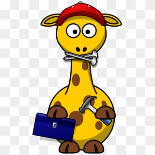 Baby Giraffes Cartoon - Cartoon Animals Clipart - Png Download