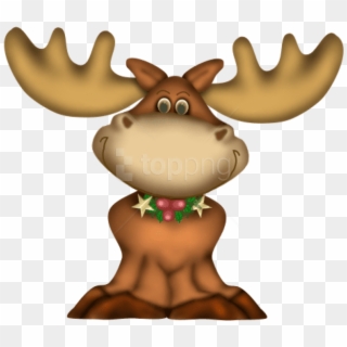 Free Png Christmas Deer Png - Christmas Moose Png Clipart