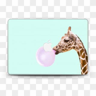 Giraffe Bubble Skin Macbook Pro Retina 13” - Giraffe Blowing Bubble Gum Clipart