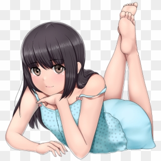Moe Cute Anime - Cute Anime Girl Sitting Clipart