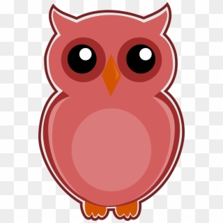 Owl Pink Bird Cute Animal Png Image - Owls Png Clipart Eksen Transparent Png
