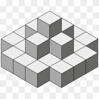 Soma Cube Symmetry Regular Polytope Black And White - Soma Cubes Figure Clipart