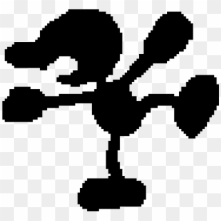 Mr Game And Watch - Skateboarding Clipart