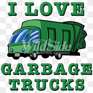 I Love Garbage Trucks Clipart