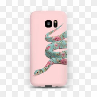 Floral Snake Case Galaxy S7 Edge - Floral Snake Clipart