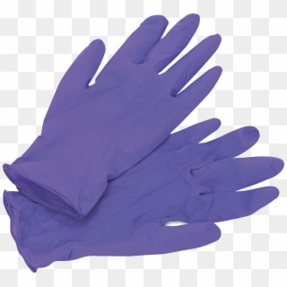 Purple Nitrile Gloves Clipart