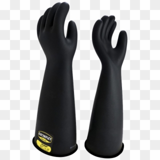Salisbury Electriflex 16″ Class 2 Rubber Gloves Yellow/black - 69 Kv High Voltage Gloves Clipart