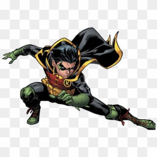 [ Damian Wayne As Robin In Super Sons - Robin Damian Wayne Png Clipart