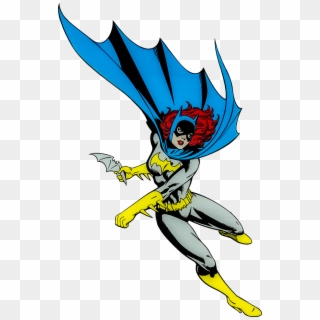 Batgirl Character Lensed Emblem - Cartoon Clipart